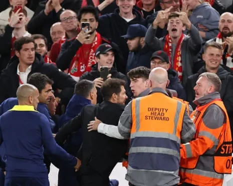 Diego Simeone, Anfield and Verbal Exchanges in the Professional Environment